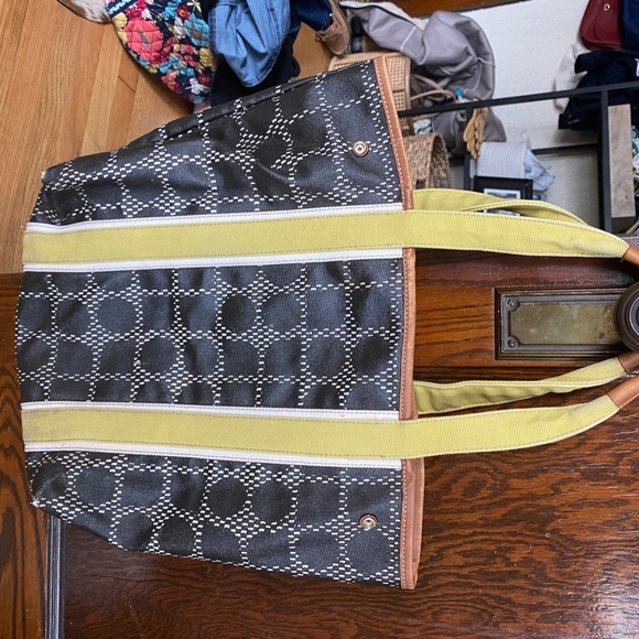 Kate Spade Coated Canvas and Leather trim tote bag - Picture 2 of 6